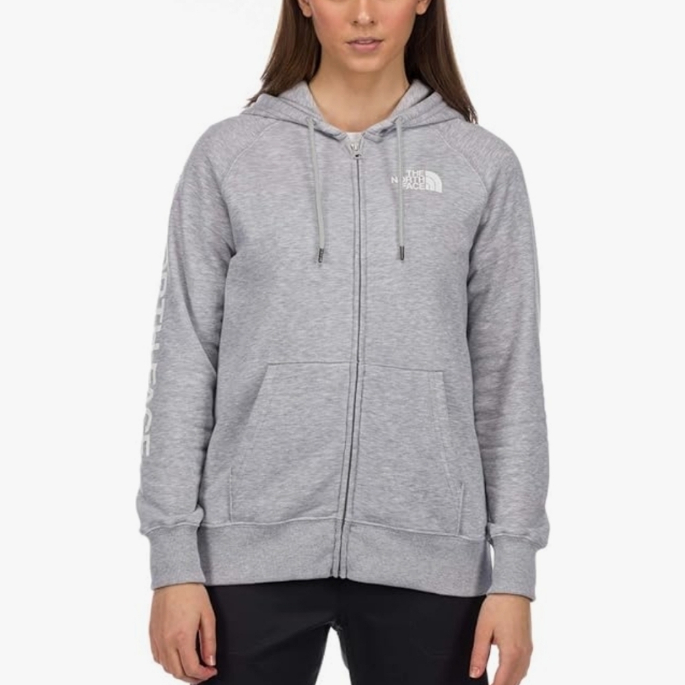The North Face Gray Long Sleeve Relaxed Hoodie